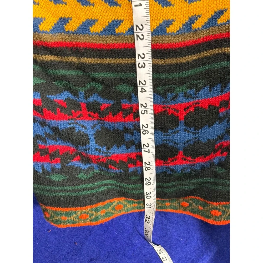 Southwestern ‎ Kurt cobain Plus Silvercord II Knit Cardigan 2X Multi-Colora